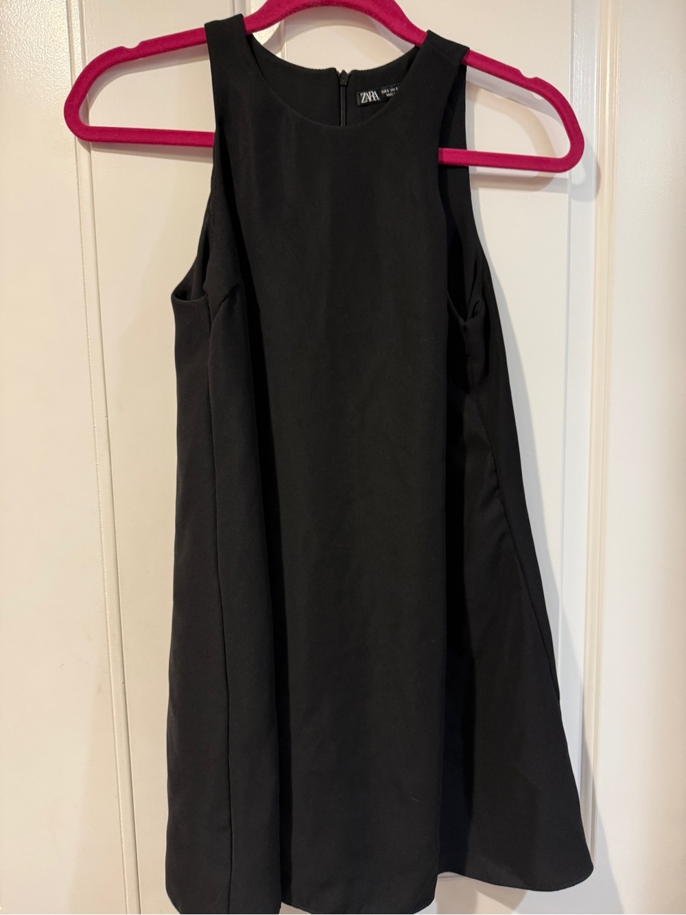 Zara Black Sleeveless Mini Dress with built in shorts